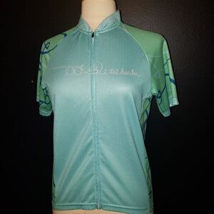 Terry Womens Biking Shirt Size XL Teal Lightweight Material Riding Outdoor‎